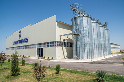 In its first expansion stage, the Zomin Brewery is designed for an annual output of 280,000 hl.