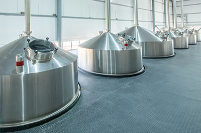 The modern Ziemann brewhouse technology of the Zomin Brewery is designed for 12 brews per day.