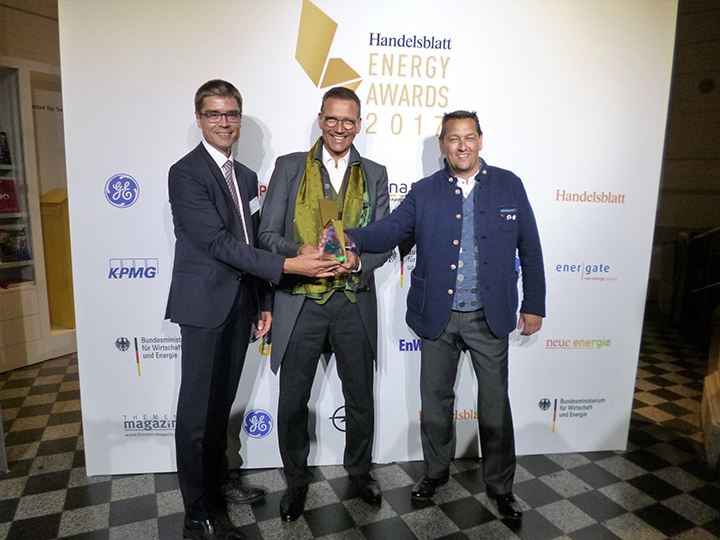 Karmeliten Brauerei gana el premio Handelsblatt Energy Award