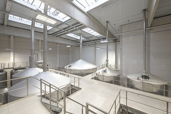 This highly efficient lauter tun brewhouse forms the core of this completely new brewery development.