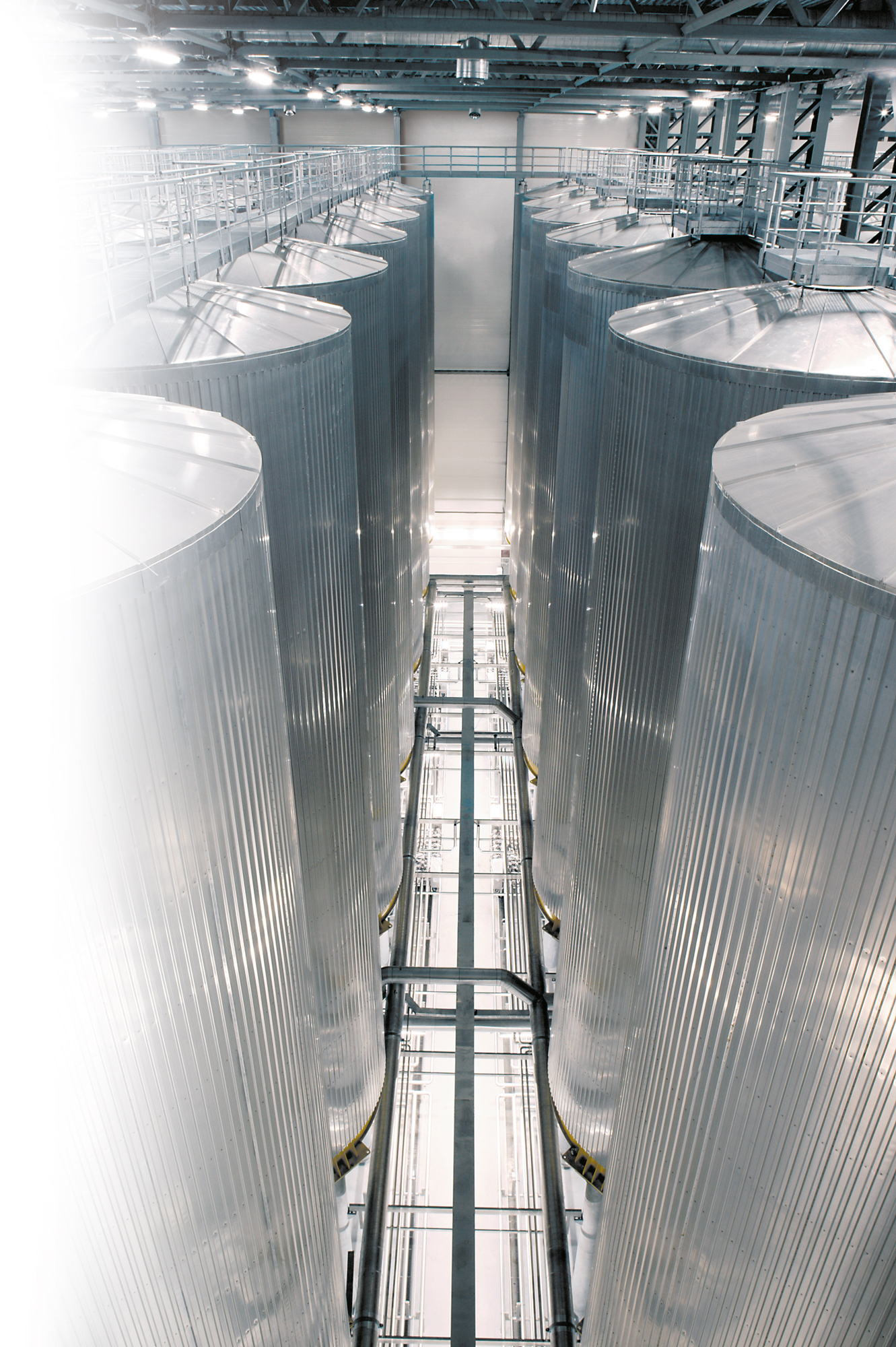 Fermentation and storage tanks