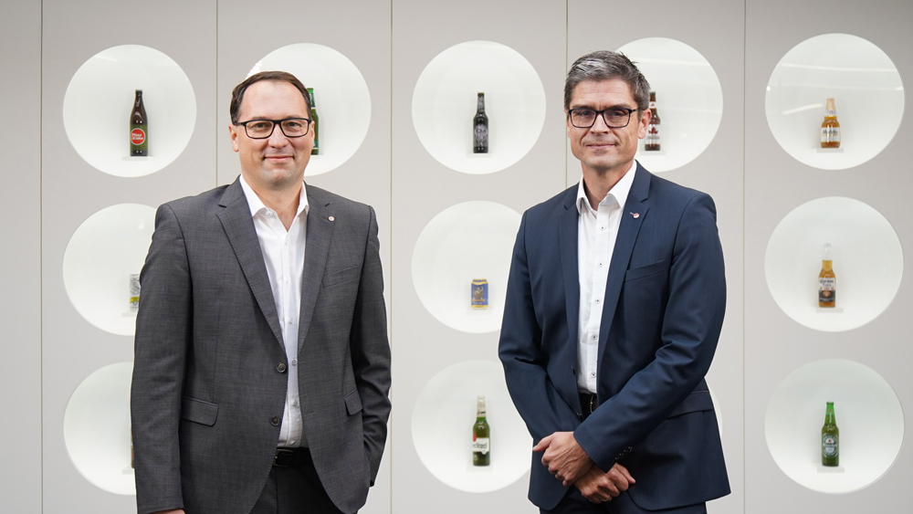 Der neue Geschäftsführer für Vertrieb und Marketing, Florian Schneider (links) und Klaus Gehrig, Geschäftsführer